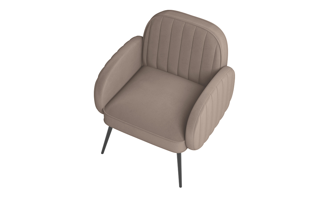 Флеминг Ф / Кресло велюр fresh хумус